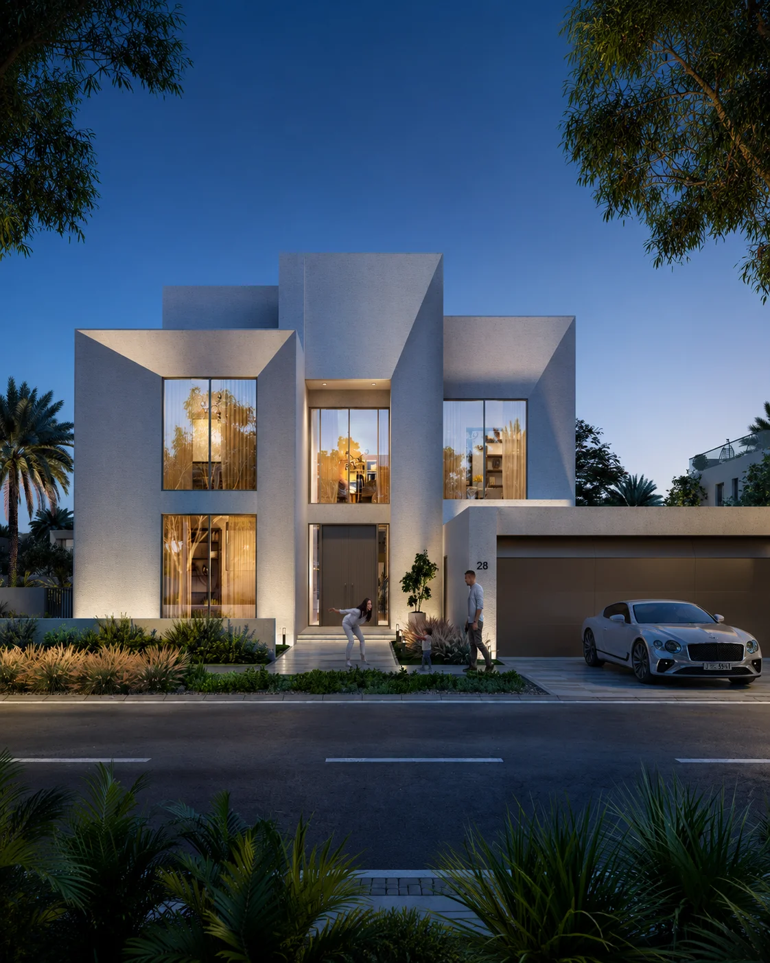Mirage at The Oasis by Emaar featuring ultra-luxury waterfront villas surrounded by crystal lagoons, landscaped gardens and lush greenery.